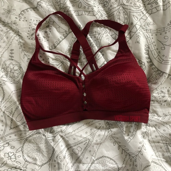 Victoria's Secret Other - Victoria Secret Sport Strappy Red Sports Bra